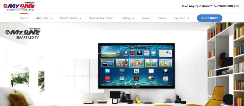 MyOne electronics brand in Bangladesh
