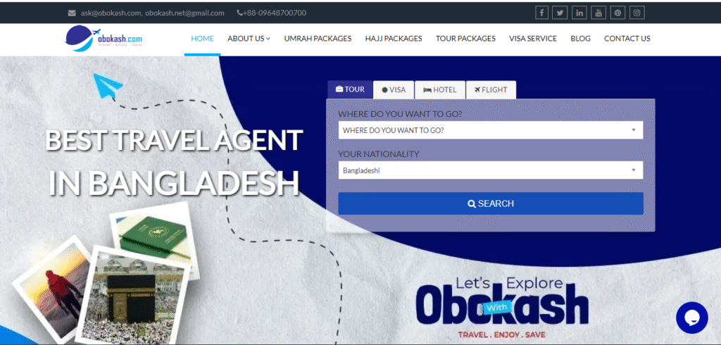 Obokash Travel agency